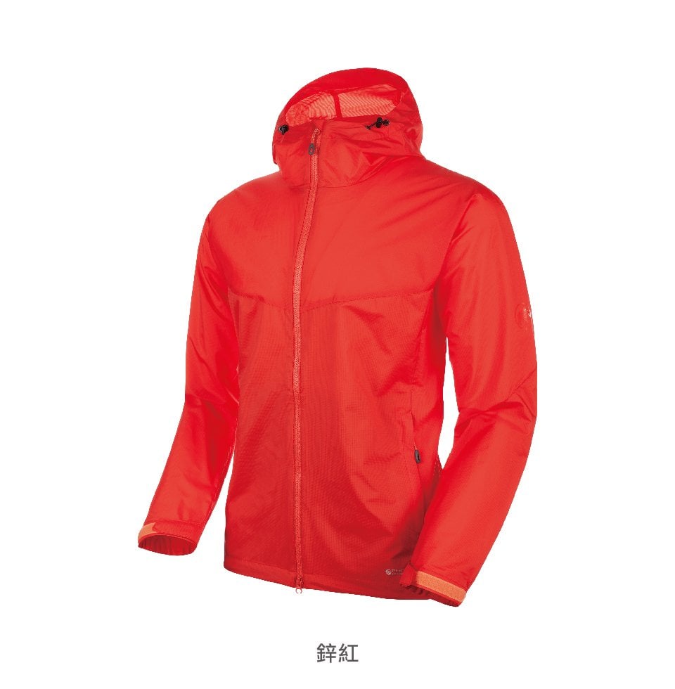 Mammut 長毛象 Glider Jacket AF Men輕量透氣防潑水連帽外套 黑色 男款 #1012-00210 (亞洲限定款)