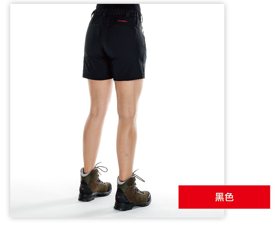 Mammut 長毛象 Trekkers shorts 女款 機能快乾短褲 風暴灰 #1020-11860 (亞洲限定款)