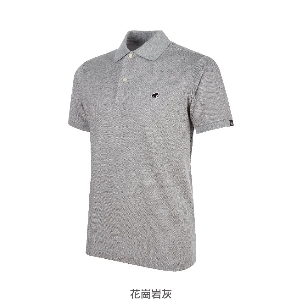 Mammut 長毛象 MATRIX Polo Shirt Men 輕量快乾Polo衫 花崗岩灰 男款 #1017-00400 (亞洲限定款)