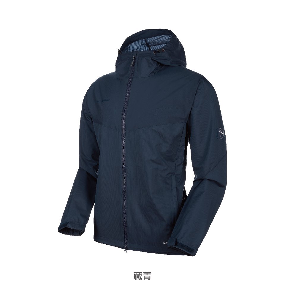 Mammut 長毛象 Glider Jacket AF Men輕量透氣防潑水連帽外套 黑色 男款 #1012-00210 (亞洲限定款)