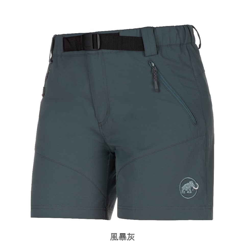 Mammut 長毛象 Trekkers shorts 女款 機能快乾短褲 風暴灰 #1020-11860 (亞洲限定款)