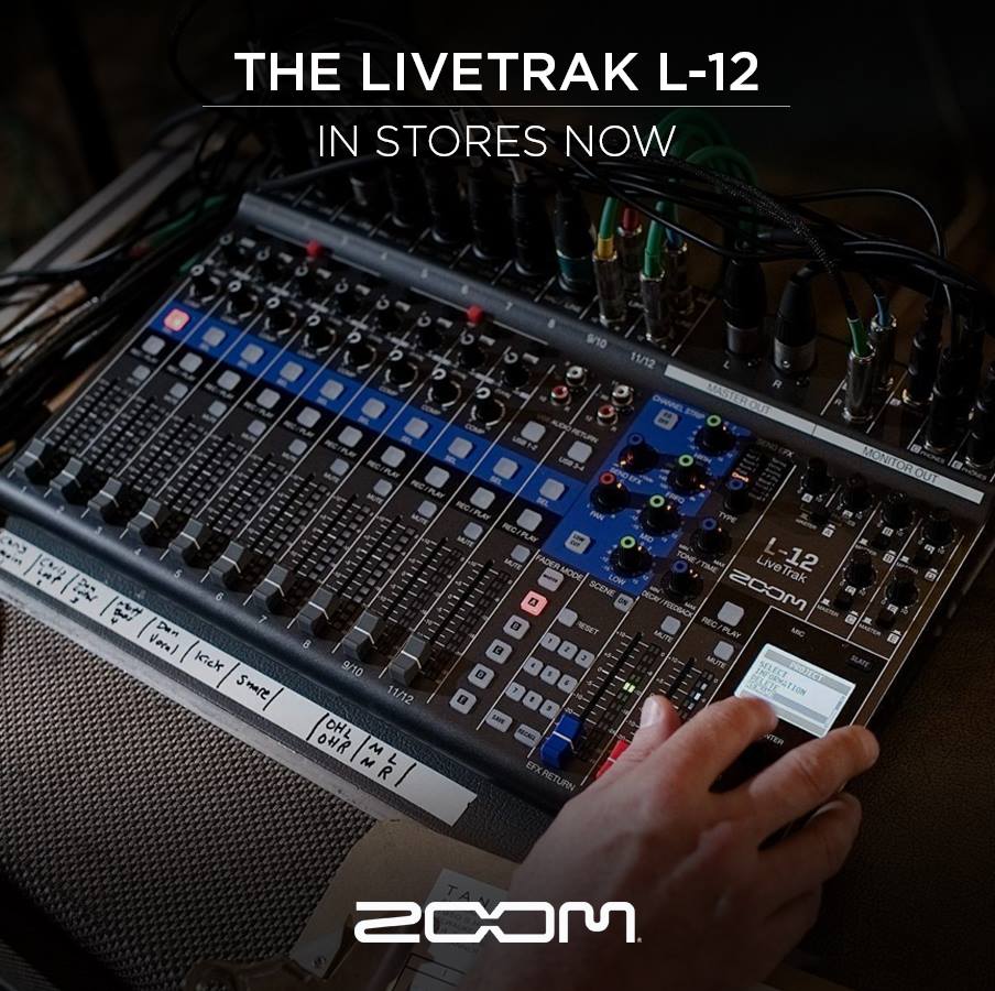 ZOOM Livetrak L-12 錄音介面混音機