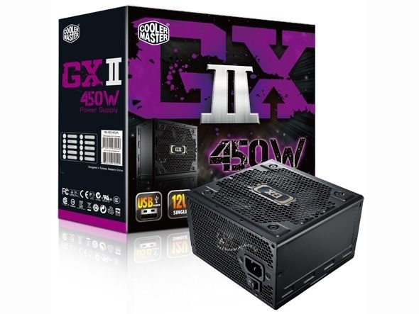 Coolermaster GXII 450W (RS-450-ACAA-B1)450W 80 PLUS銅牌電源供應器~保固五年