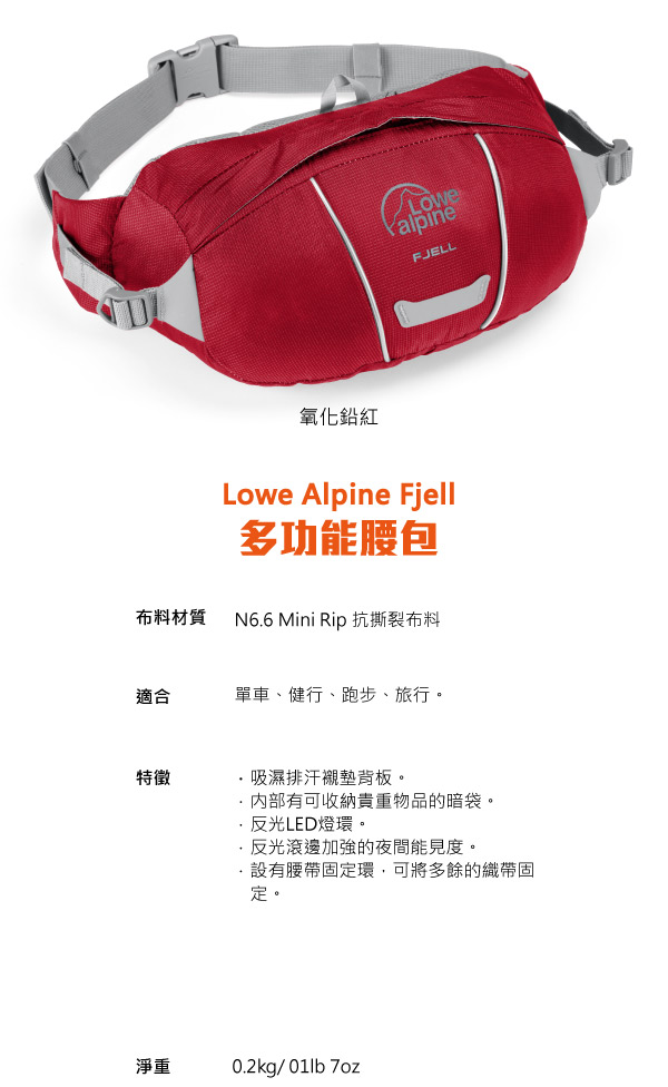 Lowe Alpine Belt Pack Fjell 多功能腰包 藍圖 #FAD92