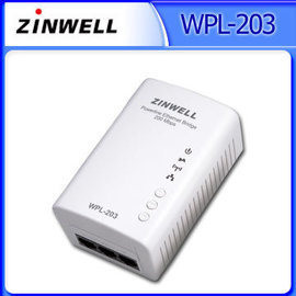 收藏 經典數位~兆赫ZINWELL WPL-203無線電通基地台200M電力線免拉網路線擴大無線範圍