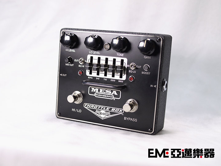 亞邁樂器Mesa Boogie THROTTLE BOX EQ 單顆破音效果器(*五段式
