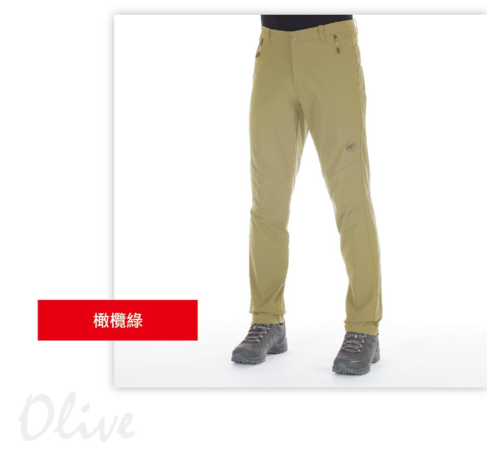 Mammut 長毛象 Hiking Pants Men 經典健行長褲 黑色 男款 #1022-00420