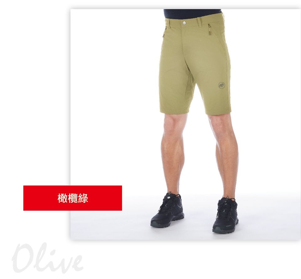 Mammut 長毛象 Hiking Shorts Men 經典健行短褲 黑色 男款 #1023-00120