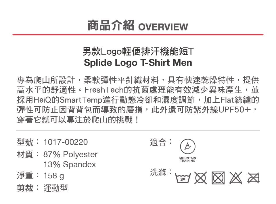 Mammut 長毛象 Splide Logo T-Shirt Men 短袖機能排汗衣 男款 帝國藍 #1017-00220