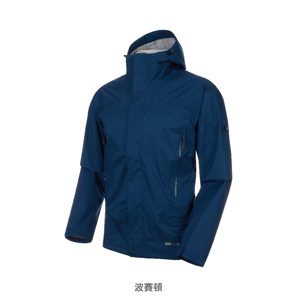 Mammut 長毛象 MICROLAYER Jacket AF Men 防風防水連帽外套 黑色 男款 #1010-25332