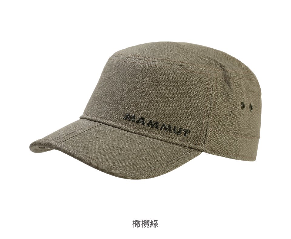 Mammut 長毛象 Lhasa Cap 防曬休閒帆布鴨舌帽 幻影黑 #1191-00020