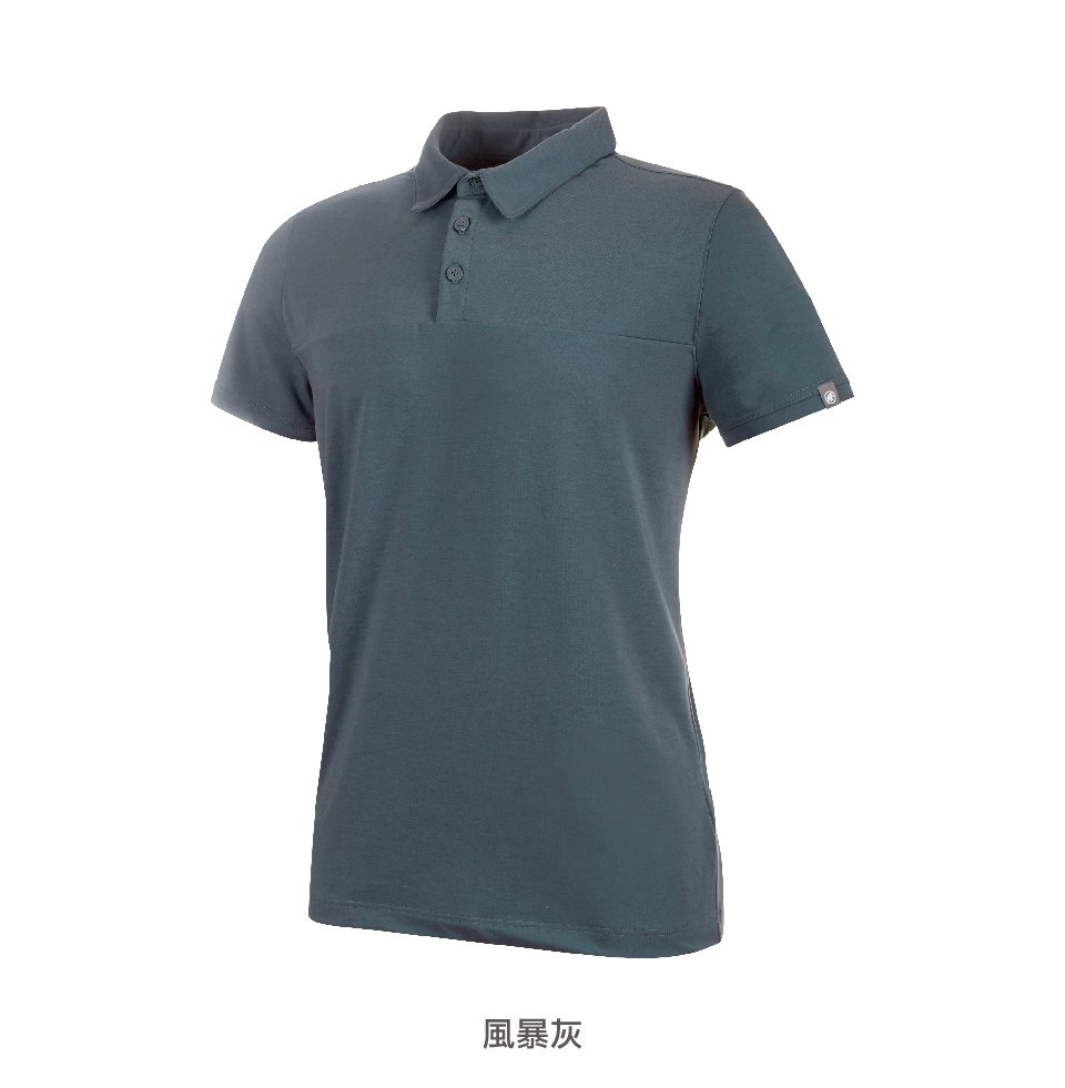 Mammut 長毛象 Trovat Tour Polo Men 短袖排汗快乾POLO衫 黑色 男款 #1017-00031