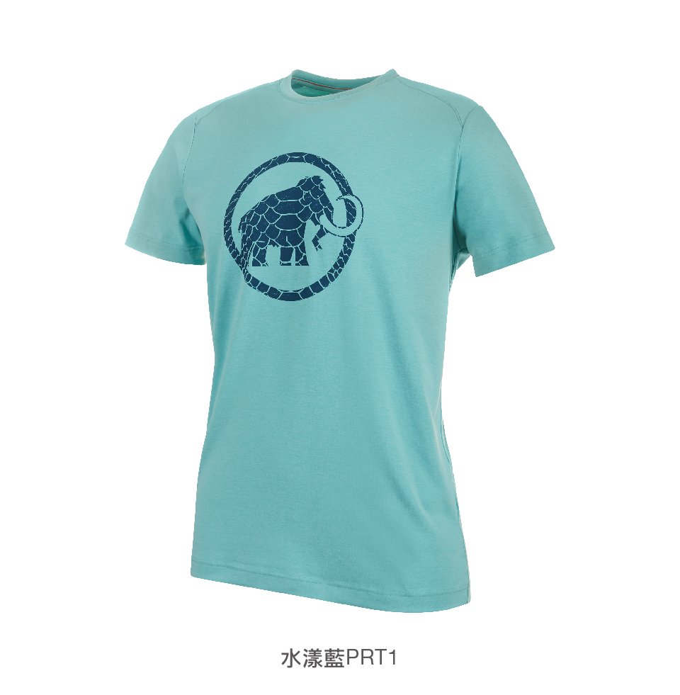 Mammut 長毛象 Trovat T-Shirt Men 機能LOGO素色短袖 T-Shirt 男款 黑色 #1017-09862