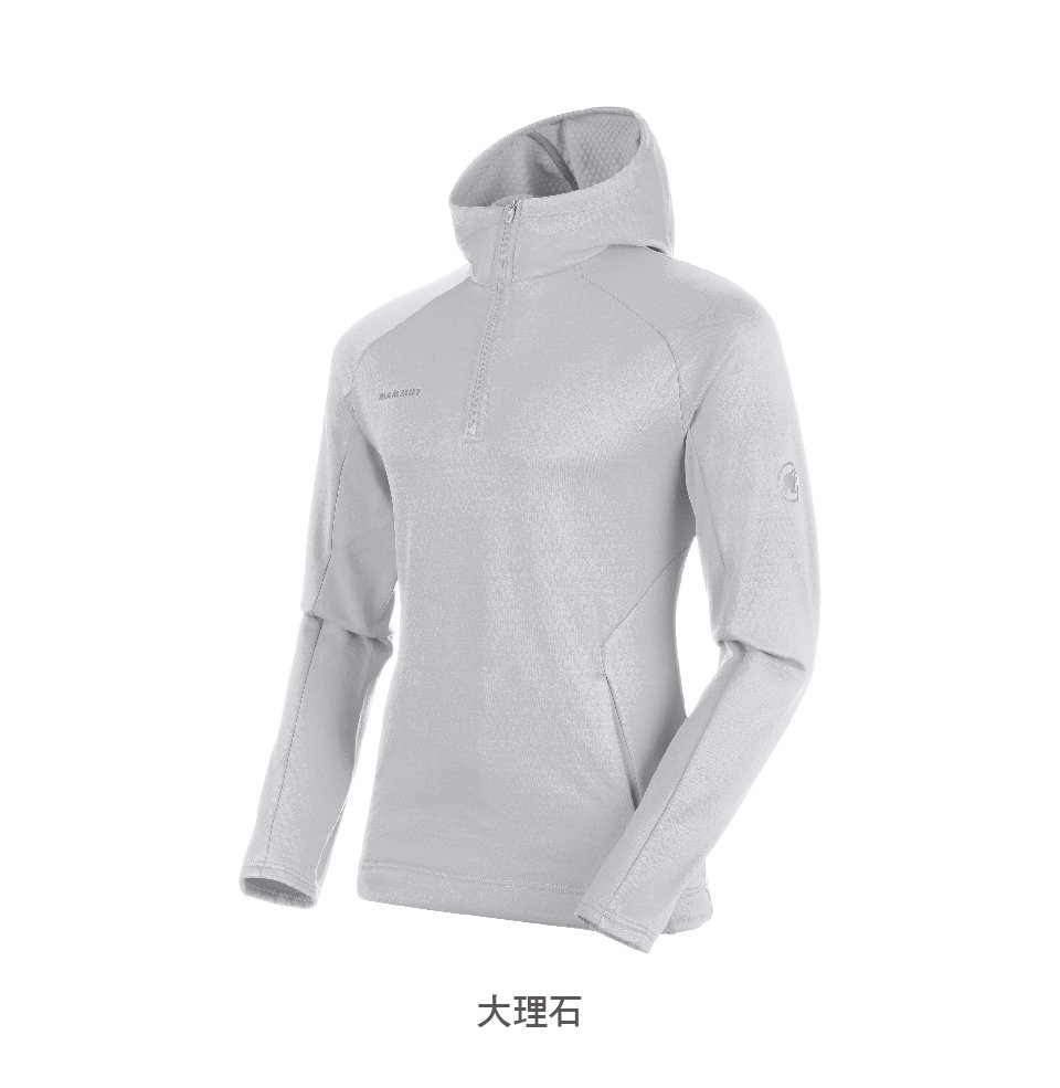 Mammut 長毛象 Runbold ML Hoody Men 口袋連帽運動衫 幻影黑 男款 #1014-00450