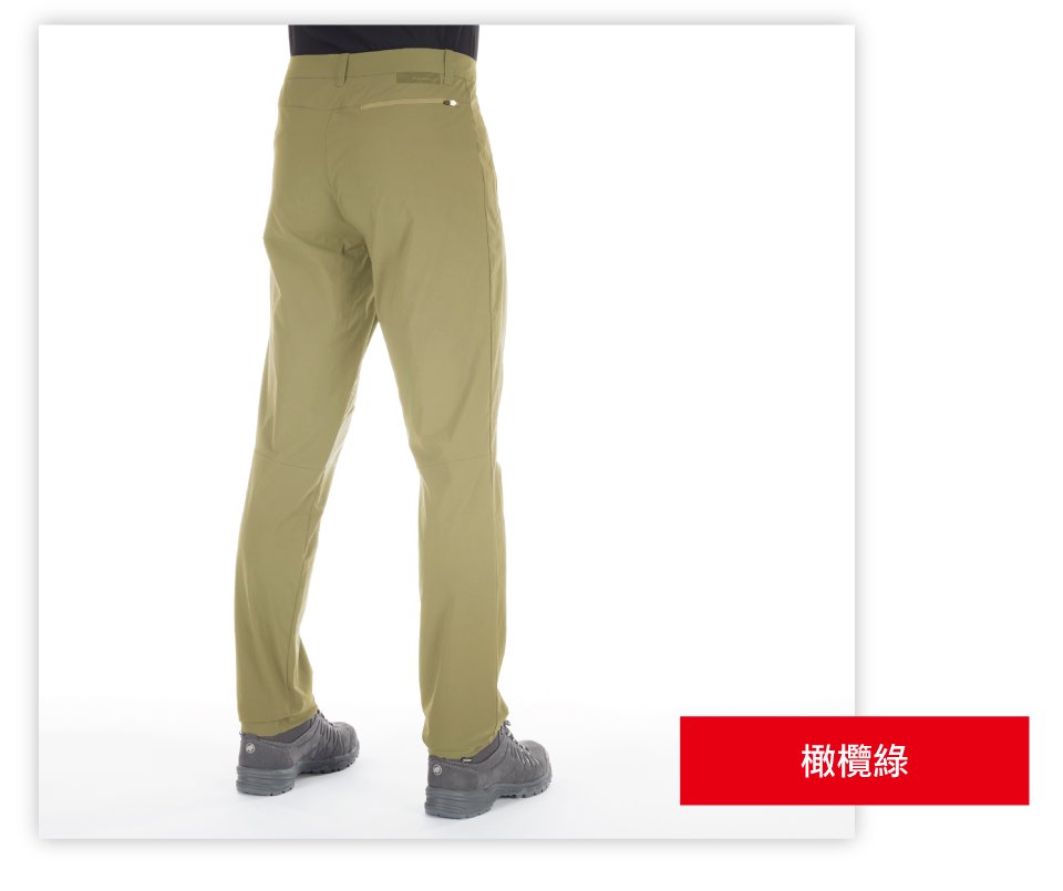 Mammut 長毛象 Hiking Pants Men 經典健行長褲 黑色 男款 #1022-00420