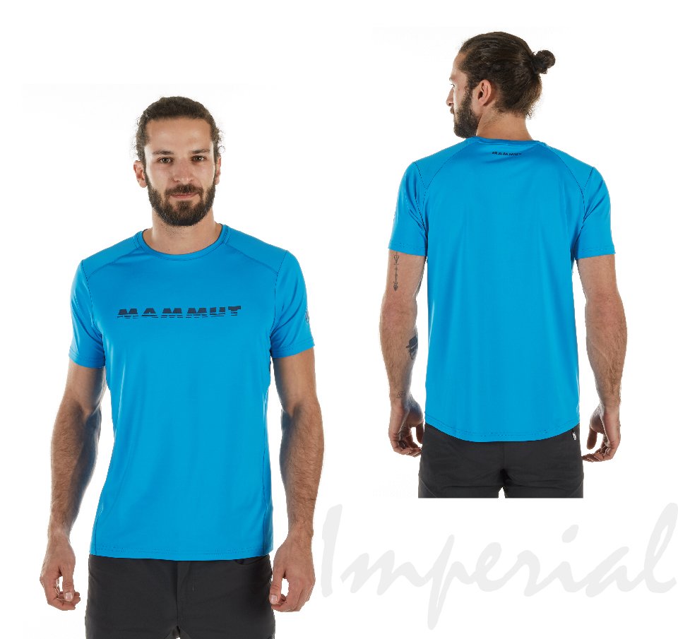 Mammut 長毛象 Splide Logo T-Shirt Men 短袖機能排汗衣 男款 帝國藍 #1017-00220