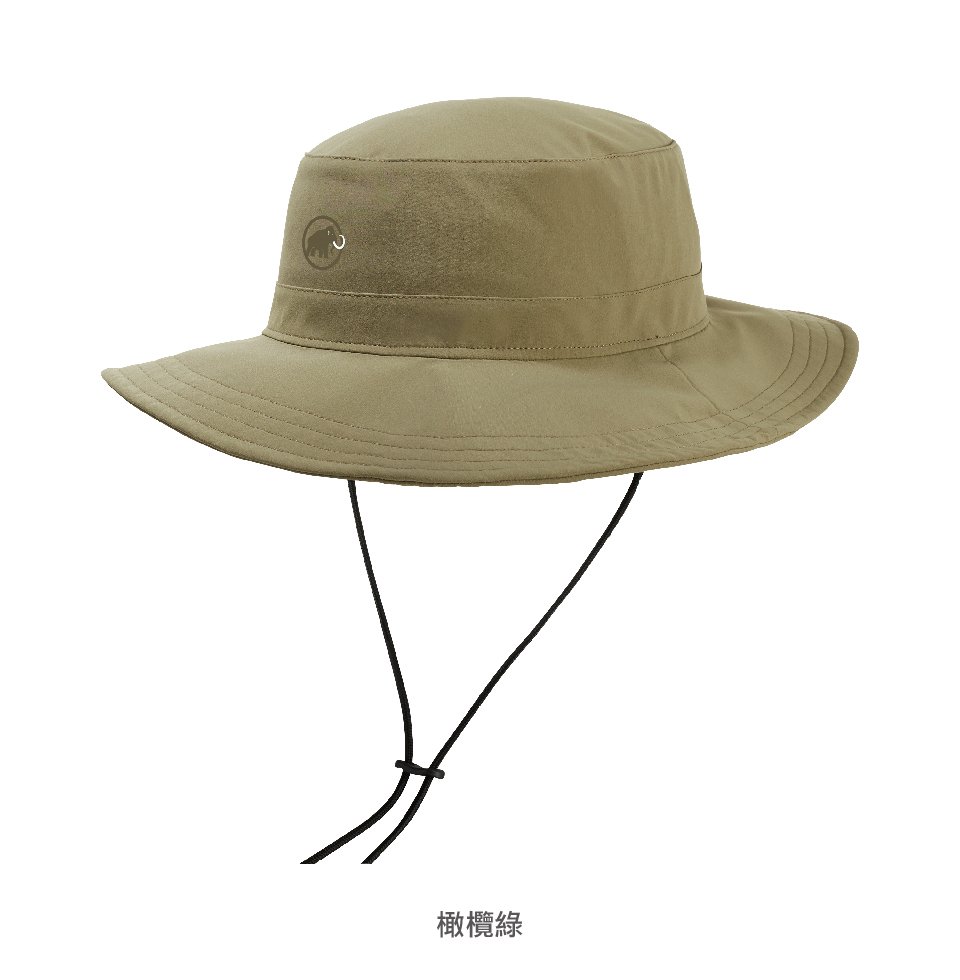 Mammut 長毛象 Runbold Hat 輕量透氣漁夫帽 公路灰 #1191-04612