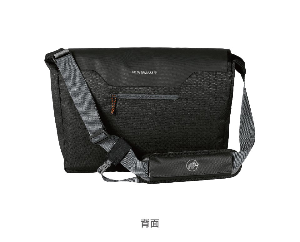 Mammut 長毛象 Messenger Square 運動筆電單肩背包 14L 黑色 #2520-00540