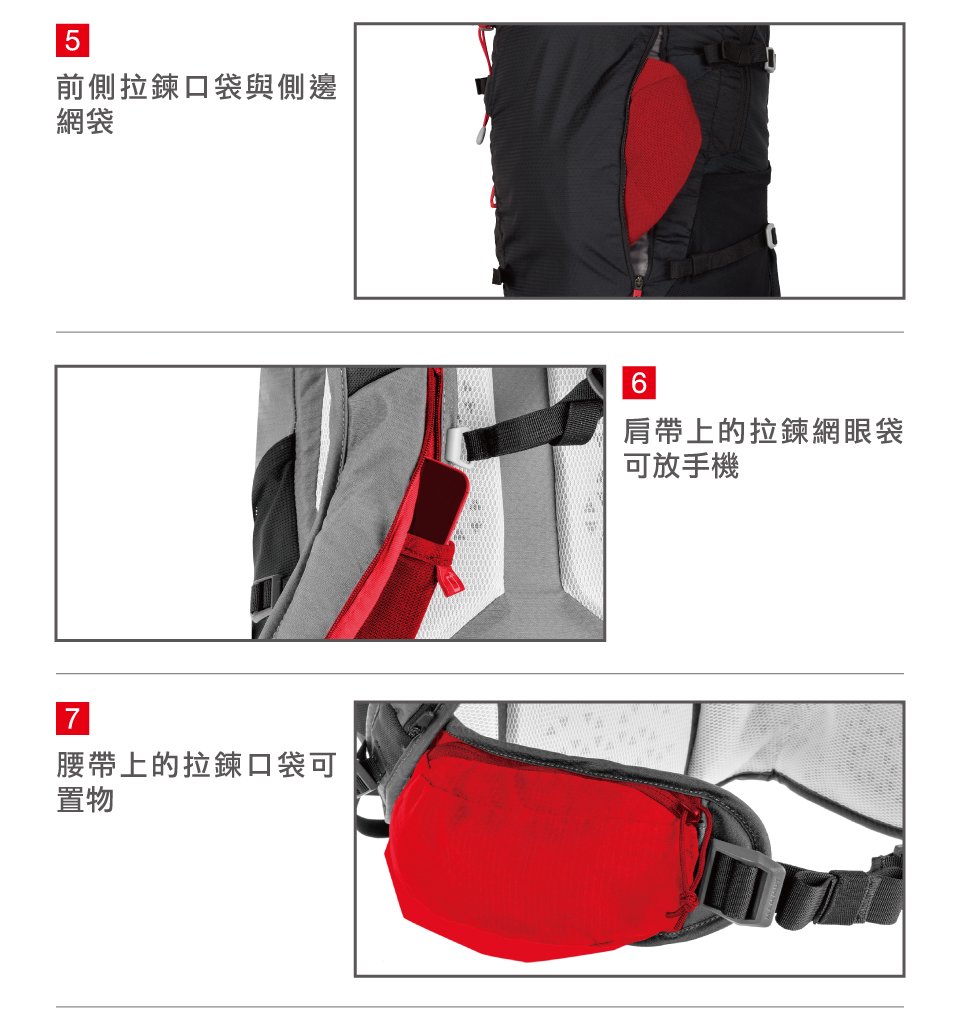 Mammut 長毛象 Lithium Speed 20L 運動休閒背包 黑色 #2530-03171