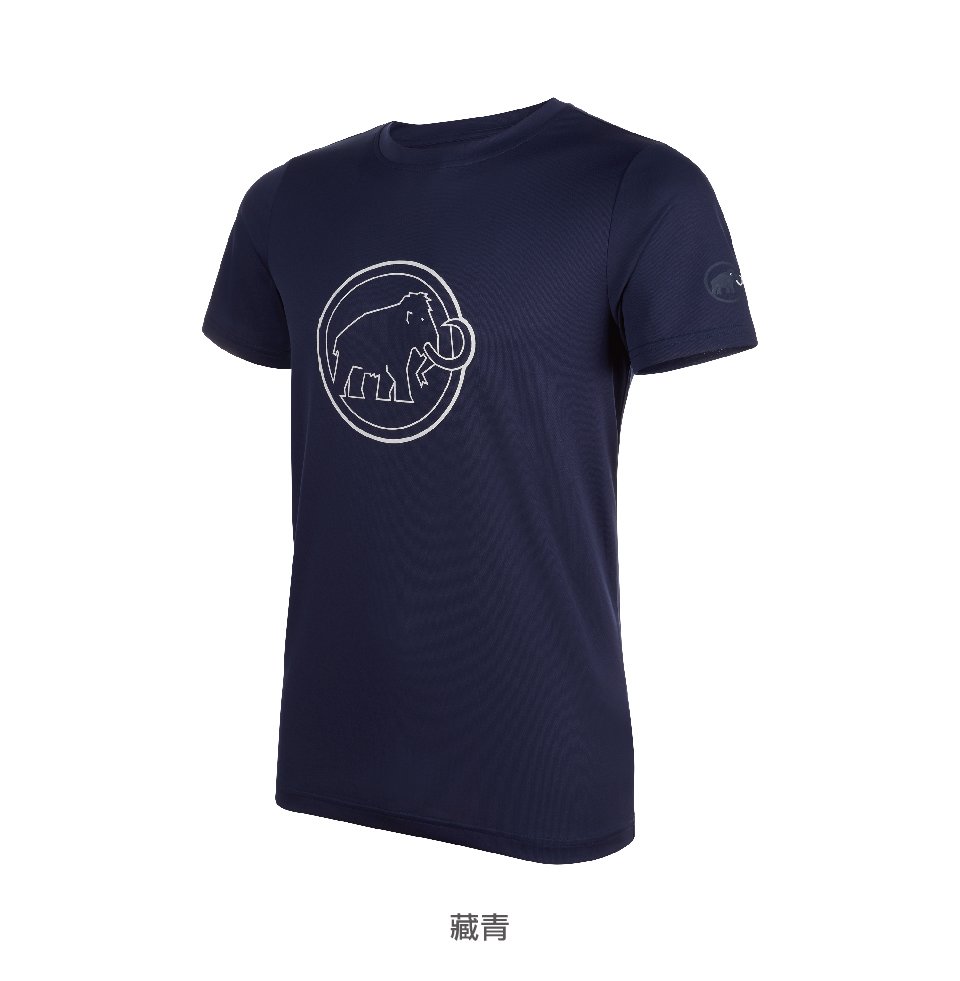 Mammut 長毛象 QD AEGILITY T-Shirt AF Men 彈性排汗透氣短袖 男款 藏青 #1017-10062