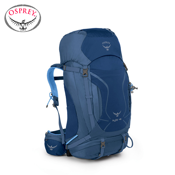 美國 OSPREY Kyte 46 女款 輕量 登山 健行背包 暗蘭灰 #KY46