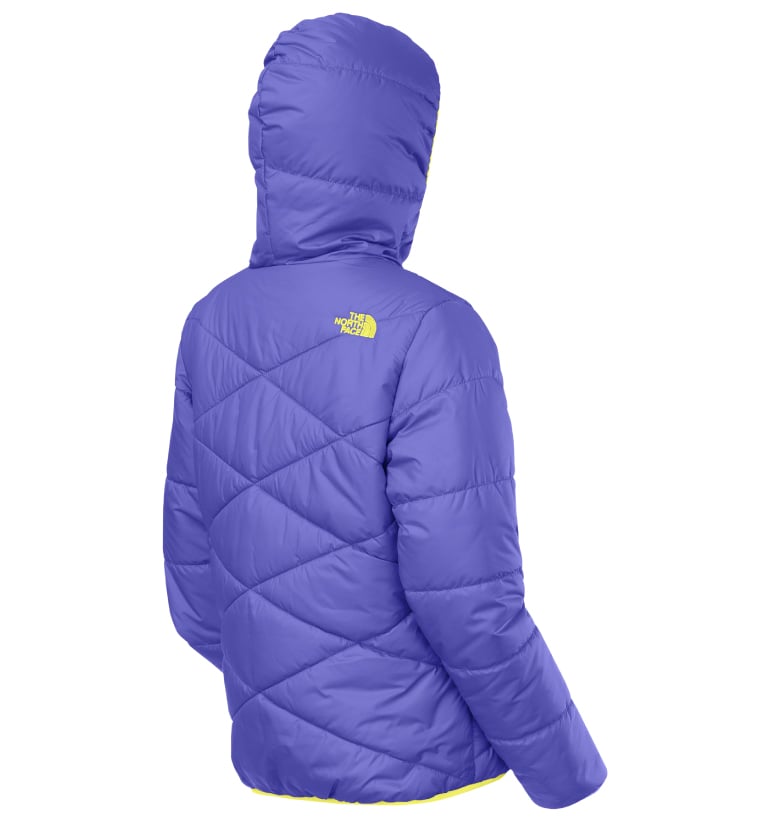 【The North Face 女童 雙面保暖外套 星空紫】CSC1/雙面連帽外套★滿額送