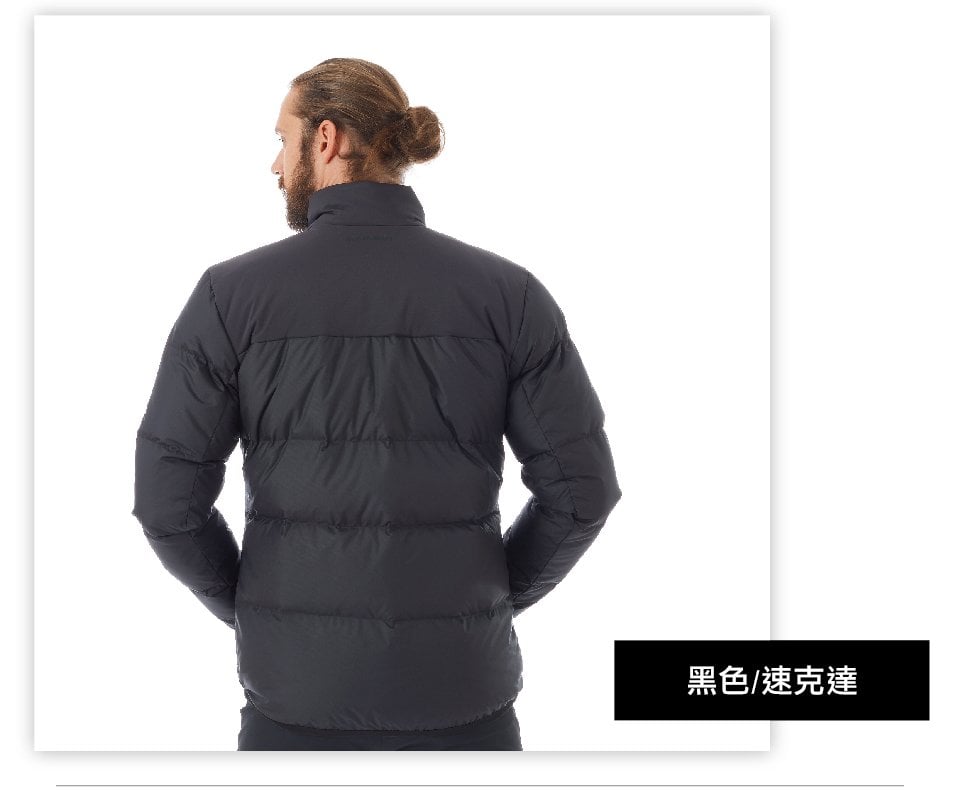 【Mammut 長毛象】Whitehorn Insulated Jacket AF 防風防潑水兩穿羽絨外套 黑/速克達 男款 #1013-01060