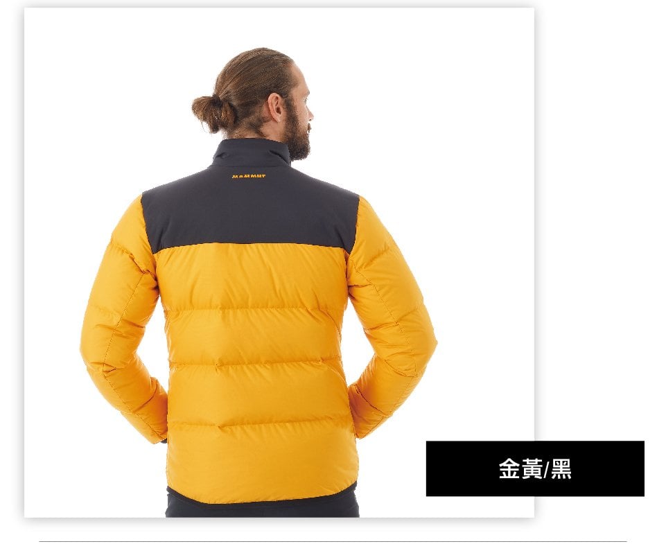 【Mammut 長毛象】Whitehorn Insulated Jacket AF 防風防潑水兩穿羽絨外套 黑/速克達 男款 #1013-01060