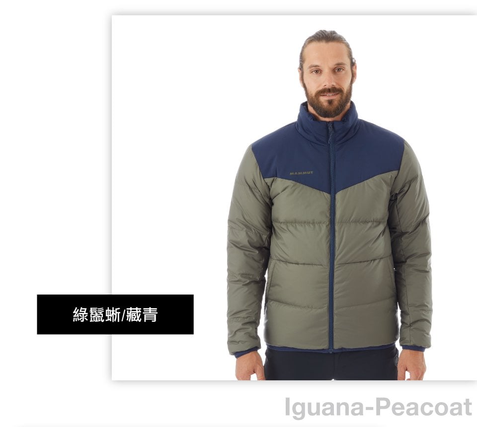 【Mammut 長毛象】Whitehorn Insulated Jacket AF 防風防潑水兩穿羽絨外套 黑/速克達 男款 #1013-01060