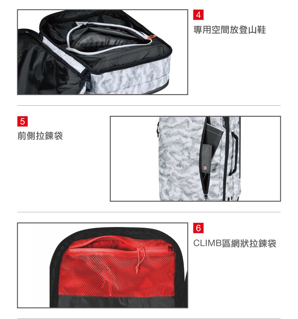 【Mammut 長毛象】Seon Transporter X 26L 迷彩攀岩通勤筆電後背包 迷彩白 #2510-04080