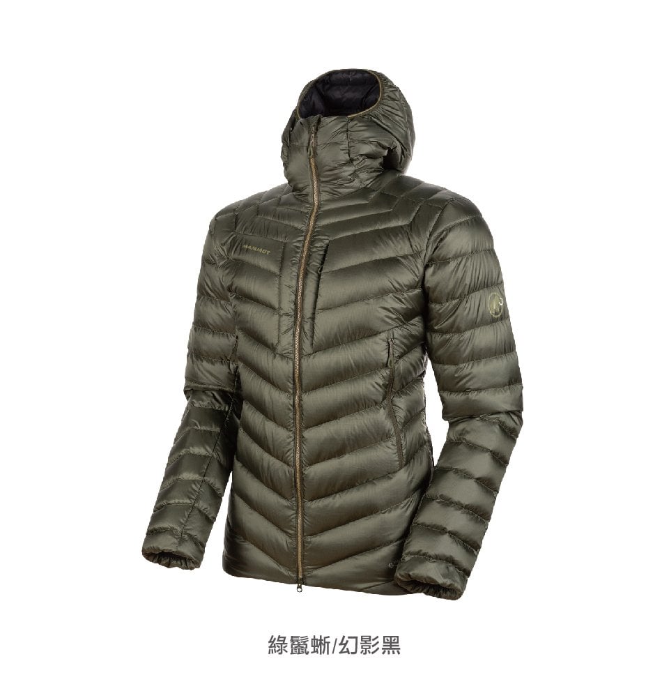 【Mammut 長毛象】Broad Peak IN Hooded Jacket AF Men 防潑水連帽羽絨外套 水鴨藍/藍寶石 男款 #1013-01140