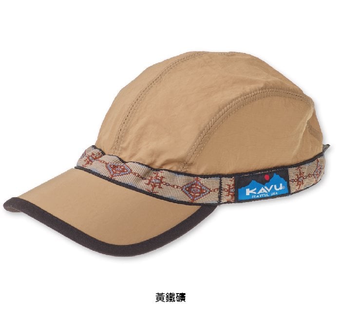 西雅圖 KAVU Synthetic Strapcap 鴨舌帽 黑色 #112 【美國製造】