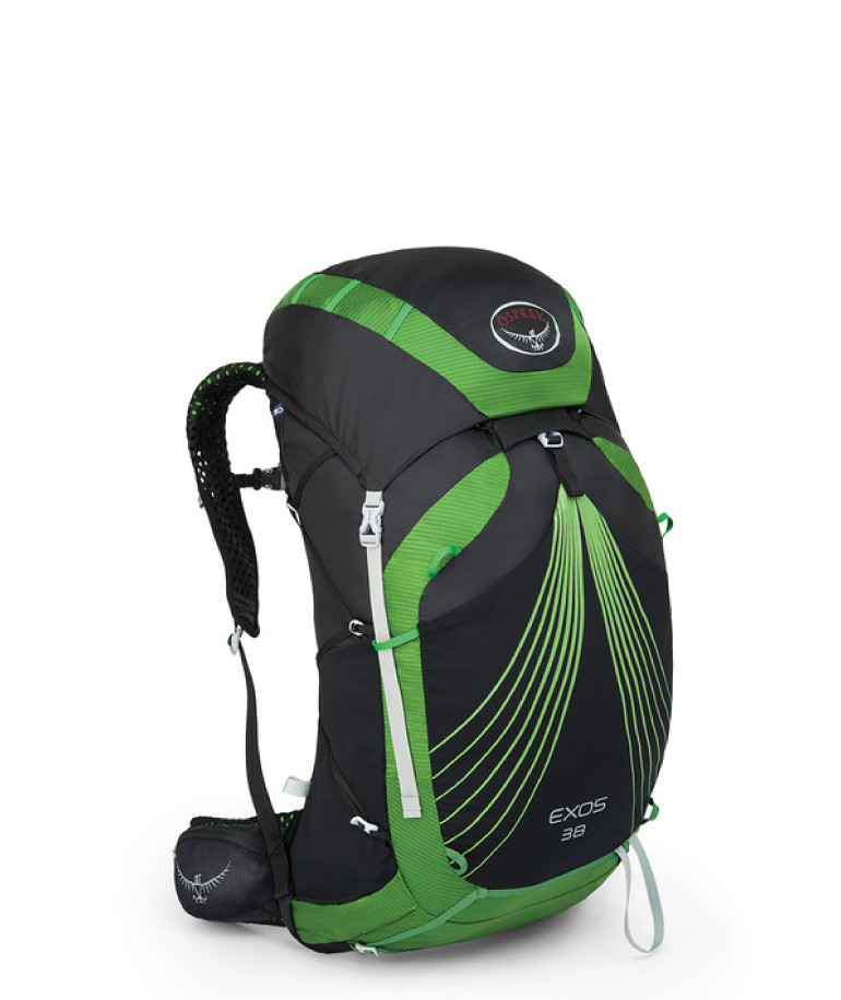 【OSPREY 美國 EXOS 38L 黑 登山背包】EXOS 38/登山包/登山/健行/自助旅行/雙肩背包★滿額送