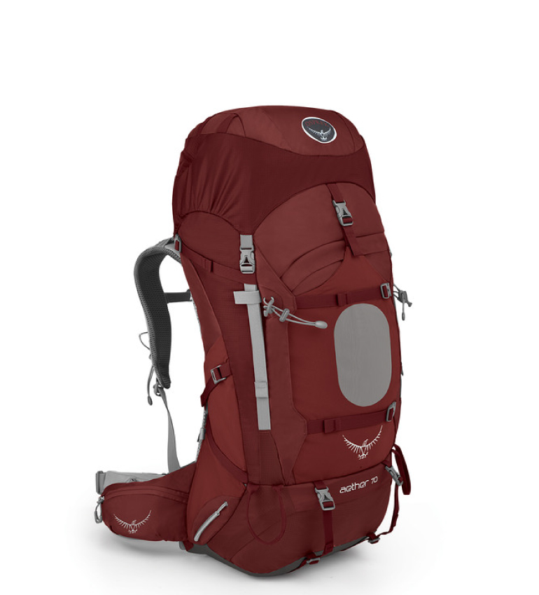 【OSPREY 美國 AETHER 70L 紅M 登山背包】AETHER 70/登山包/登山/健行/自助旅行/雙肩背包/露營★滿額送