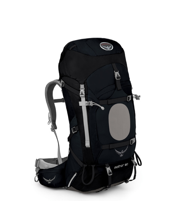 【OSPREY 美國AETHER 60L 藏夜藍M 登山背包】AETHER 60/登山包/登山/露營★滿額送