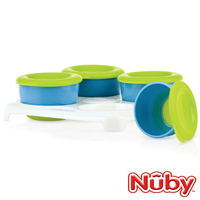 Nuby 食物冷凍儲存盒 (4入)