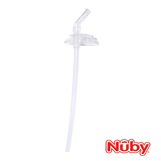 Nuby 吸管配件組 3D超輕量不銹鋼真空學習杯 麗翔親子館