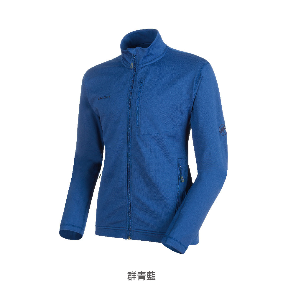 Mammut 長毛象 EXCURSION Jacket Men 吸濕排汗刷毛外套 男款 黑色 #1014-00540 (亞洲限定)