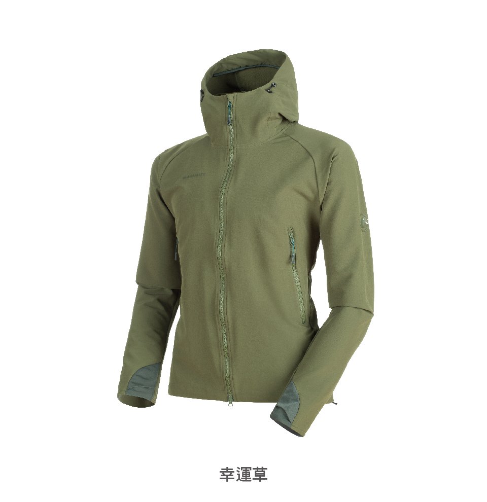 Mammut 長毛象 Runbold Trail SO Hooded Jacket AF 輕量防潑水外套 男款 黑色 #1011-23001 (亞洲限定)