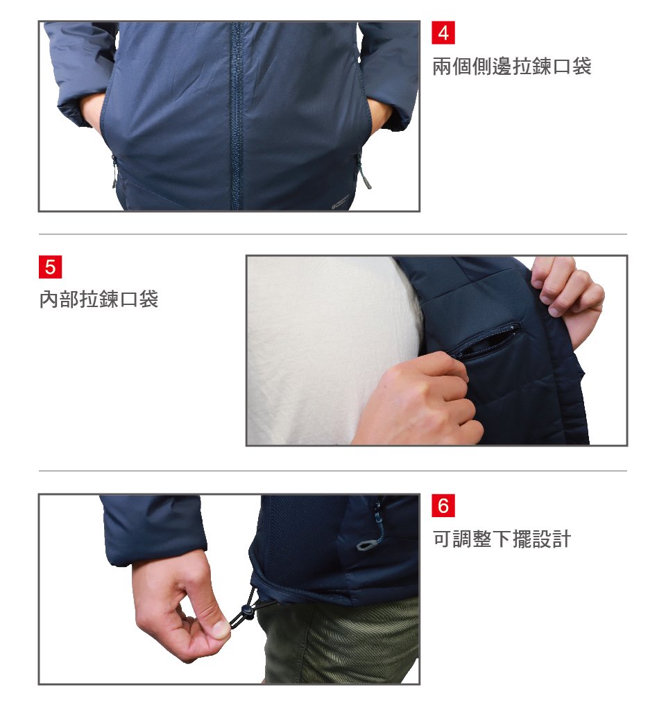 Mammut 長毛象 FLEXLIGHT Hybrid Jacket Men 保暖化纖外套 海洋藍 男款 #1013-00030