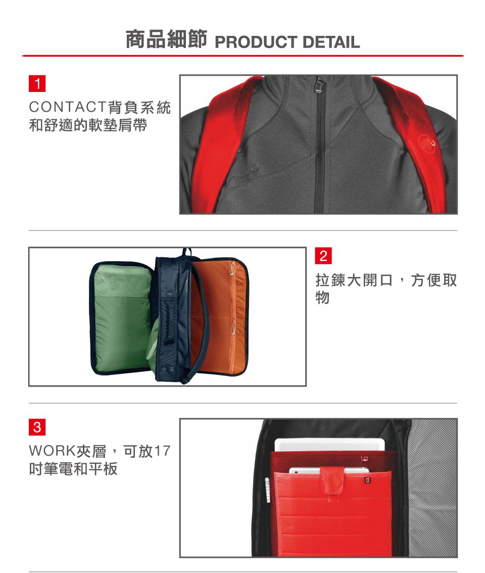 Mammut 長毛象 Seon Transporter 26L 通勤筆電後背包 冠藍鴉 #2510-03910