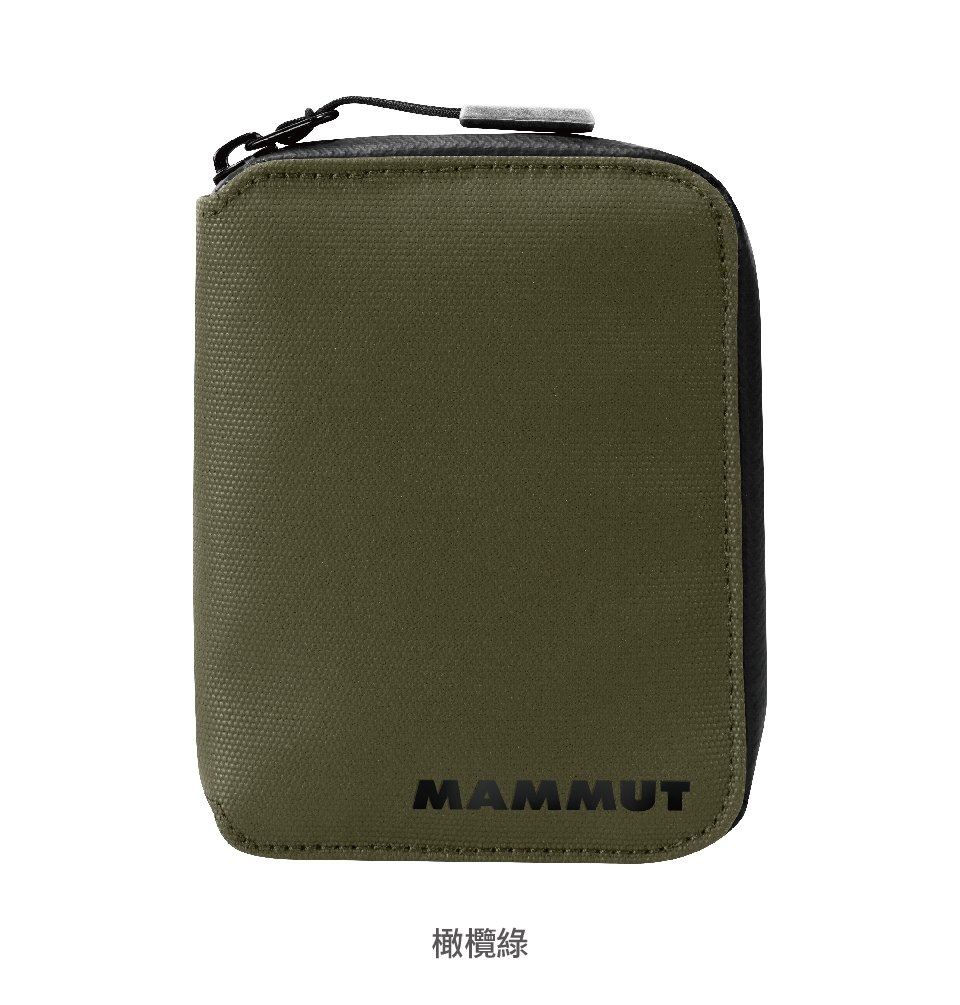 Mammut 長毛象 Seon Zip Wallet 休閒拉鍊短夾 黑色 #2810-00080