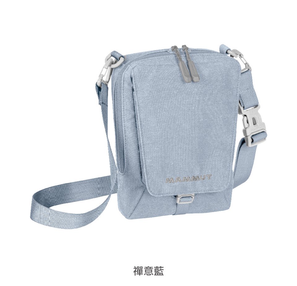 Mammut 長毛象 Tasch Pouch Melange 2L 耐磨混色側背包 黑色 #2520-00651