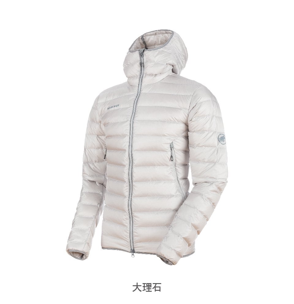 Mammut 長毛象 Broad Peak Pro IN Hooded Jacket 防潑水連帽無縫羽絨外套 帝國藍 男款 #1013-00330