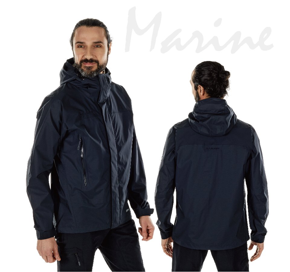 Mammut 長毛象 MICROLAYER Jacket Men 連帽防風防水外套 男款 大理石 #1010-25331(亞洲限定款)