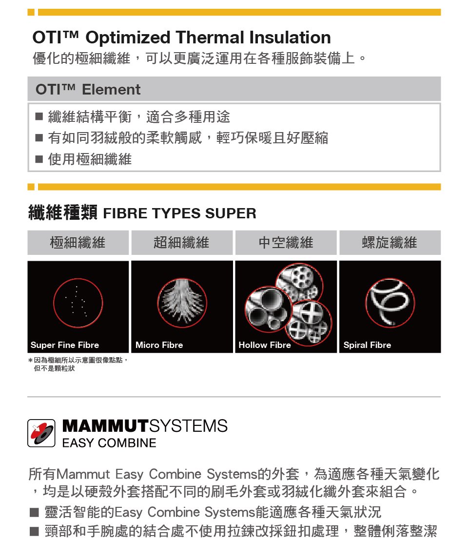 Mammut 長毛象 Rime IN Hooded Jacket Men 保暖連帽化纖外套 男款 大理石白 #1013-00390