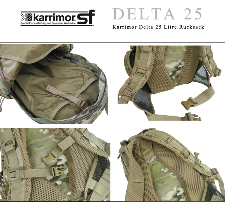 英國KARRIMOR DELTA 25通風版後背包/多地型迷彩色-#KRM M2301M1 - 大海