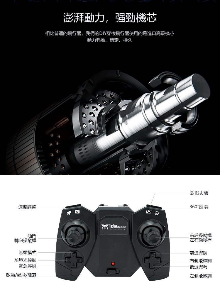 Ida drone 對戰無人機(雙機對戰組合包)