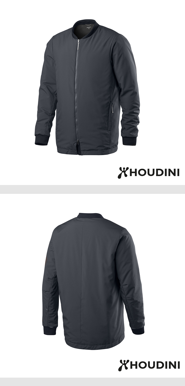 瑞典 Houdini Pitch Jacket 長版MA-1版型鋪科技棉夾克 男款 大爆炸藍 #205854