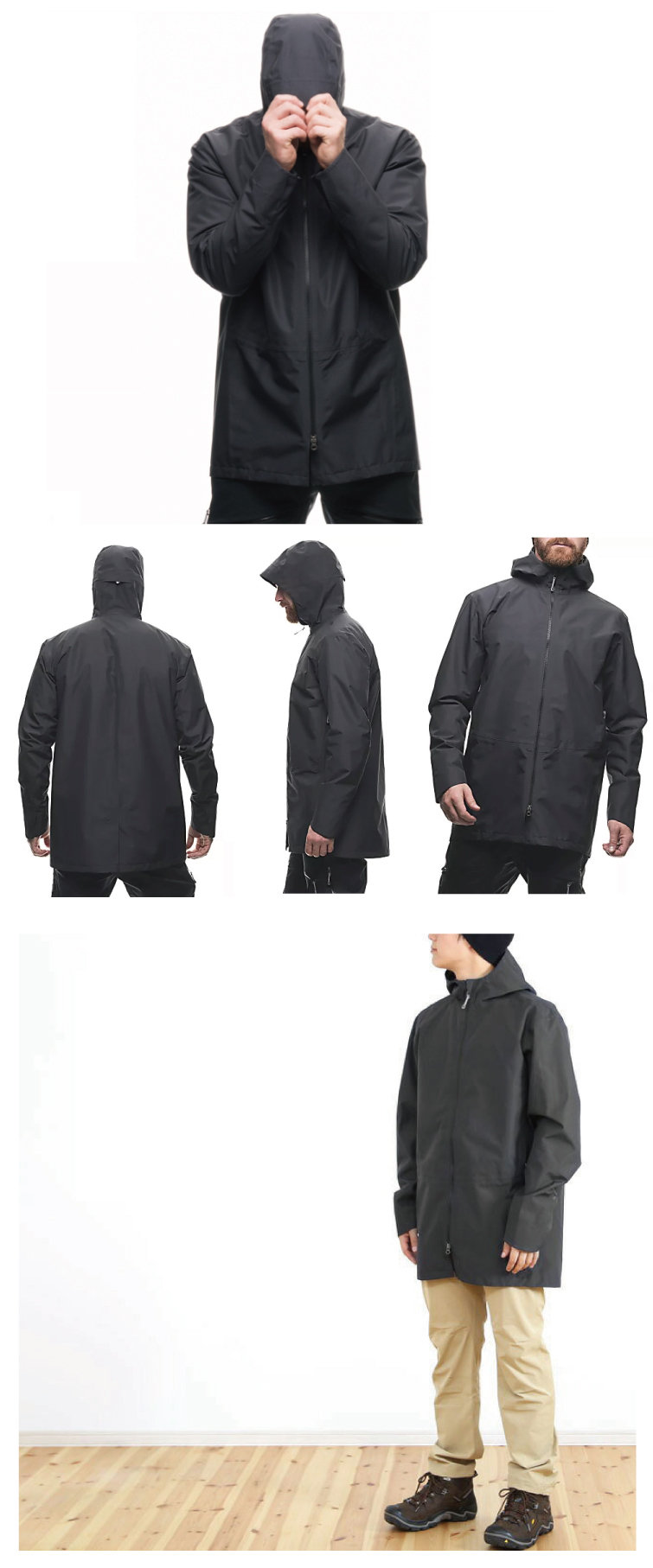 瑞典 Houdini Sherlock Coat Jacket 輕量透氣防風外套 男款 岩石黑 #245864